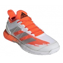adidas Adizero Ubersonic 4 weiss/orange Allcourt-Tennisschuhe Herren